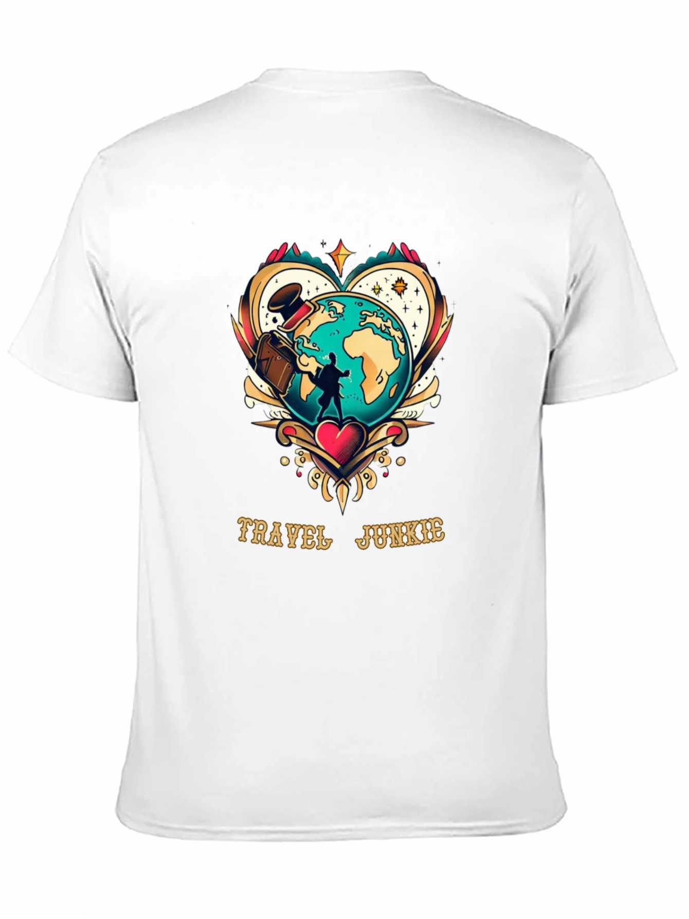 Travel Junkie Graphic T-Shirt