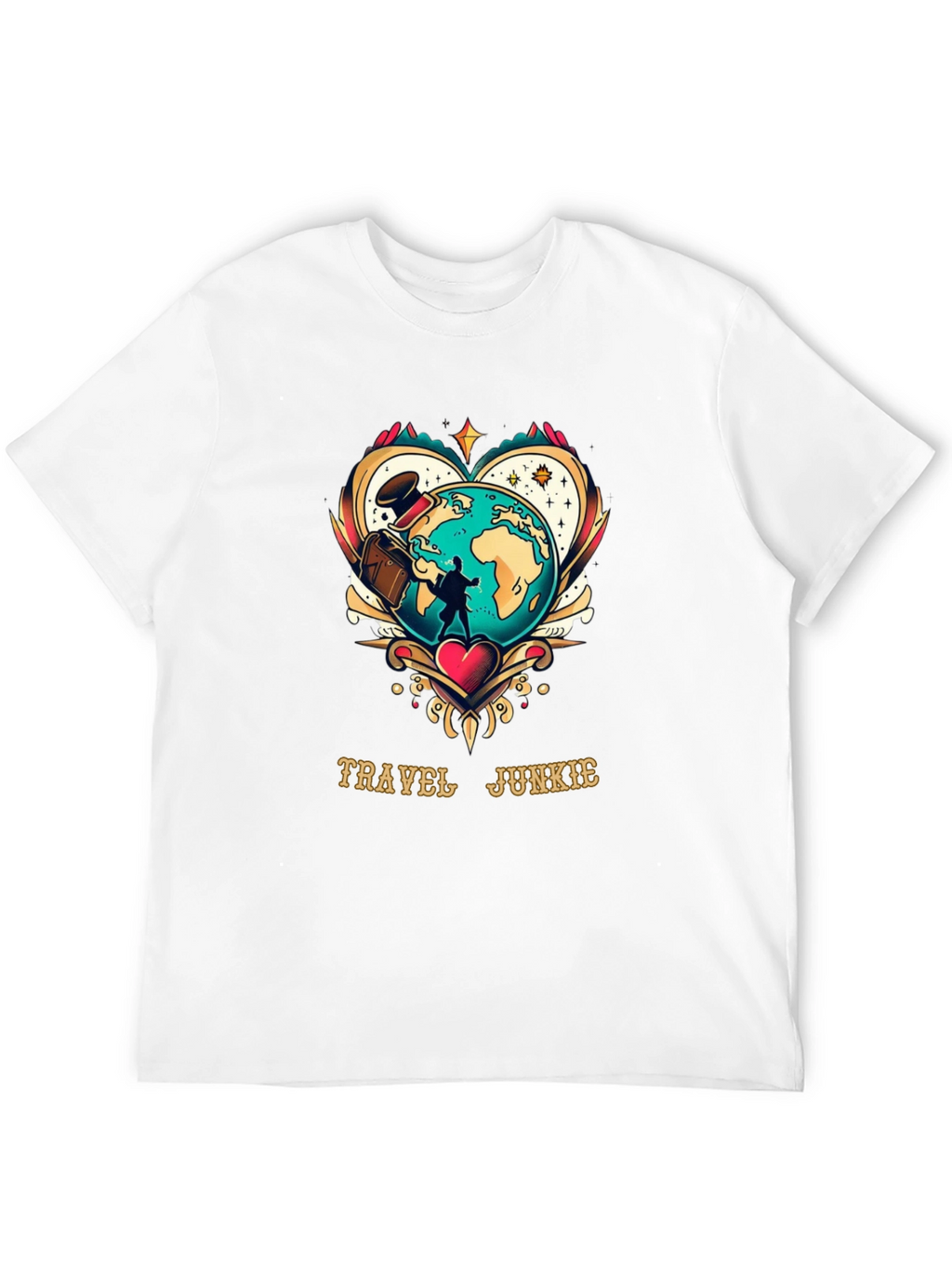 Travel Junkie Graphic T-Shirt