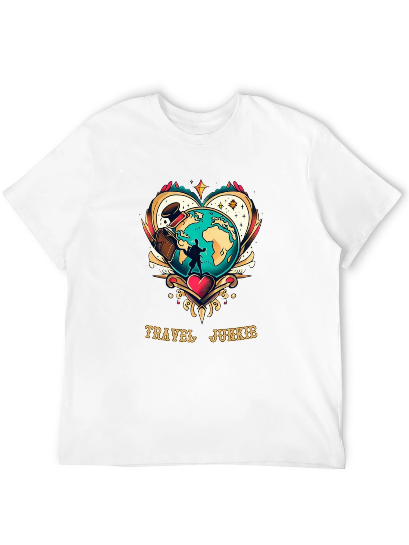 Travel Junkie Graphic T-Shirt