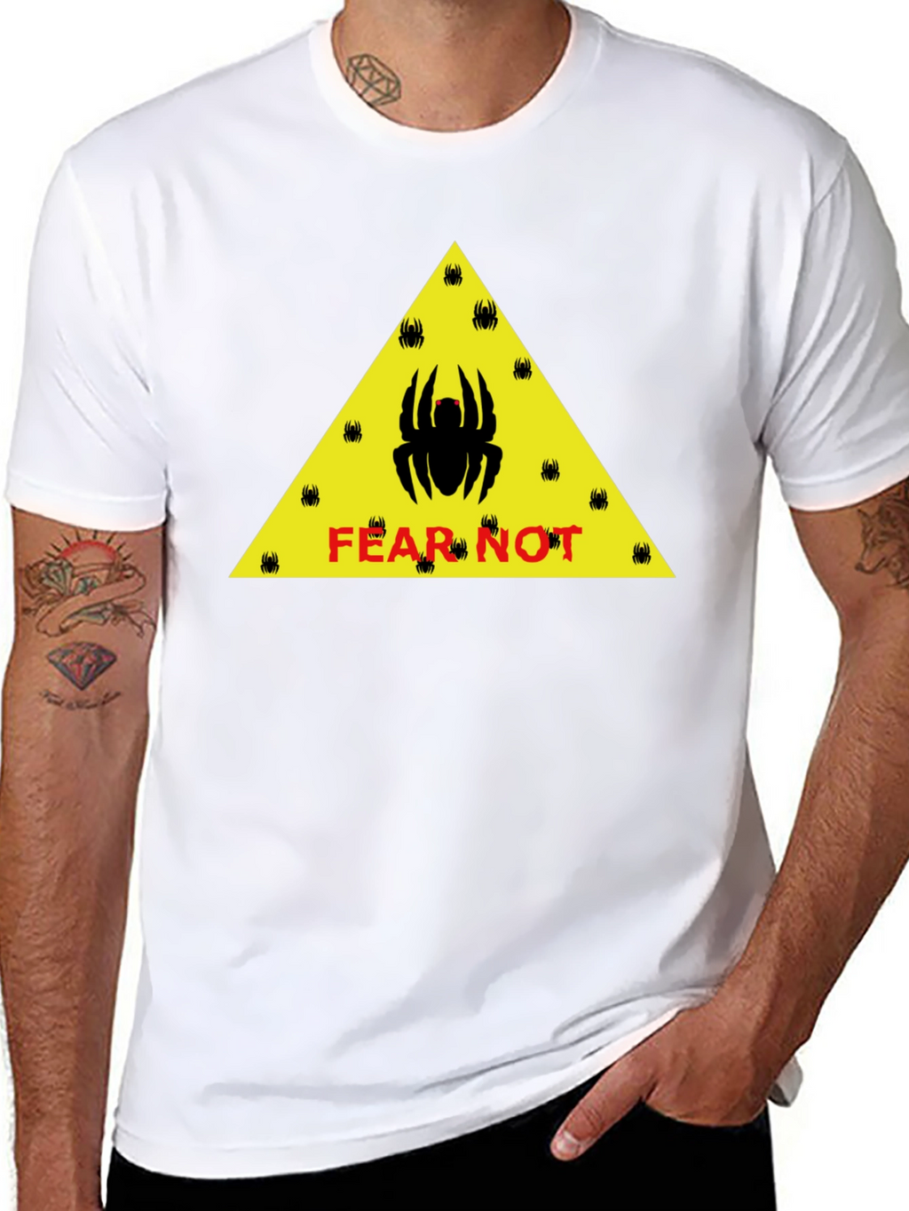 Fear Not Spider Graphic T-Shirt