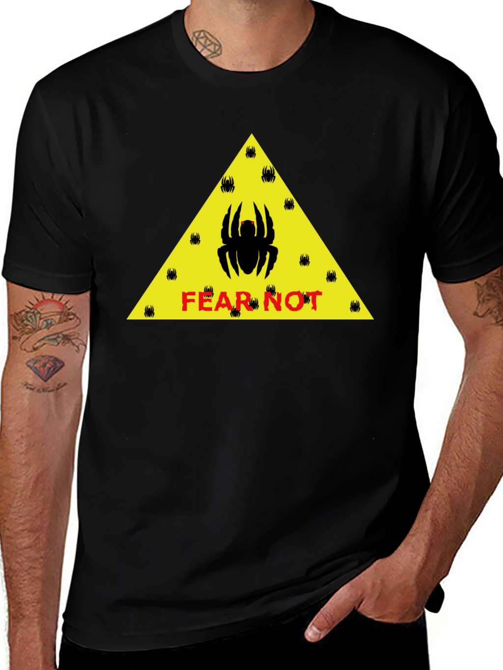 Fear Not Spider Graphic T-Shirt