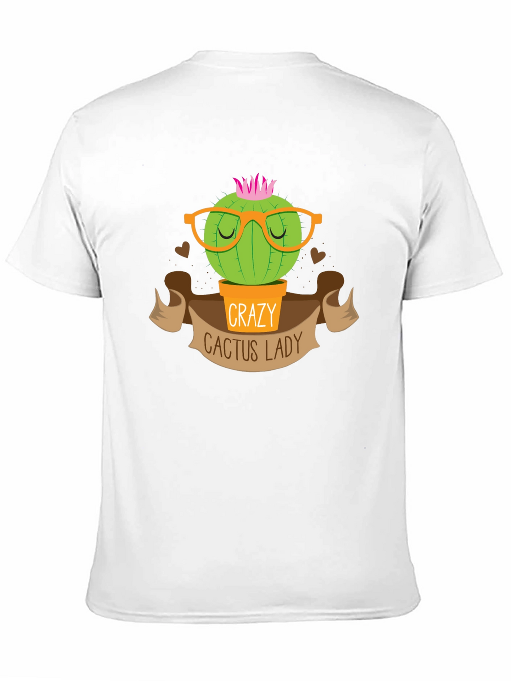 Crazy Cactus Lady T-Shirt Novelty Tee