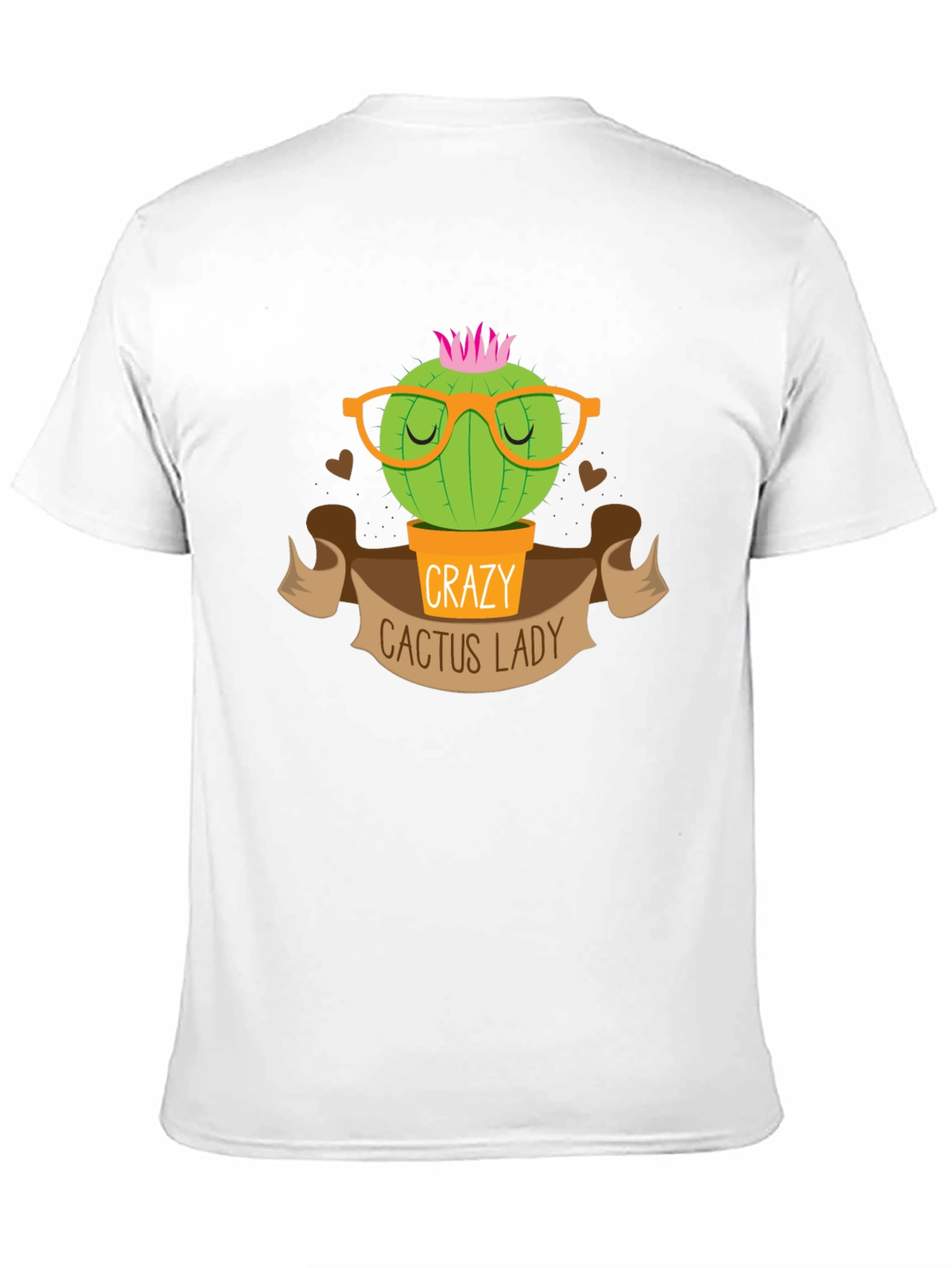 Crazy Cactus Lady T-Shirt Novelty Tee