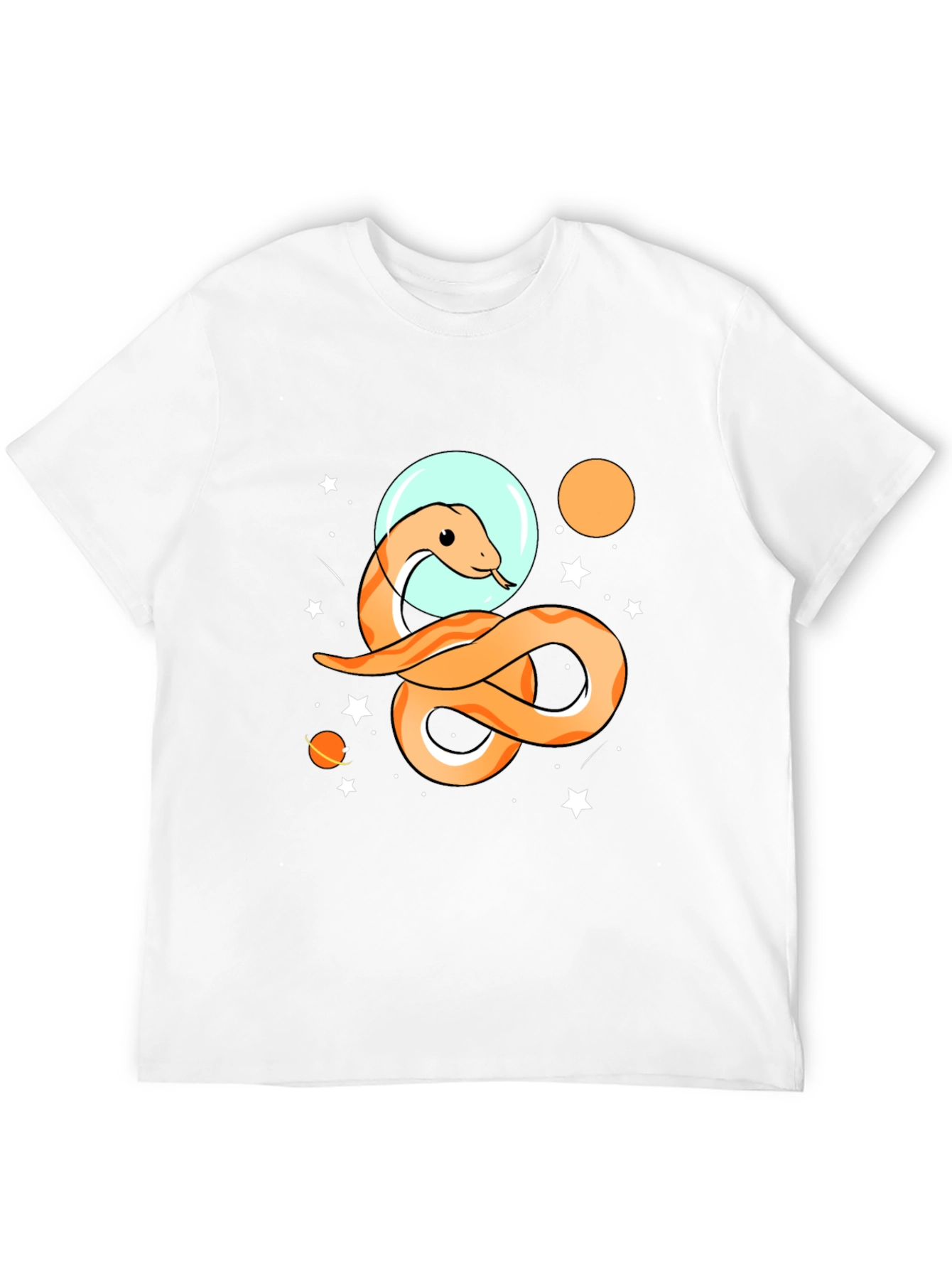 Cosmic Snake T-Shirt - Space Adventure Tee