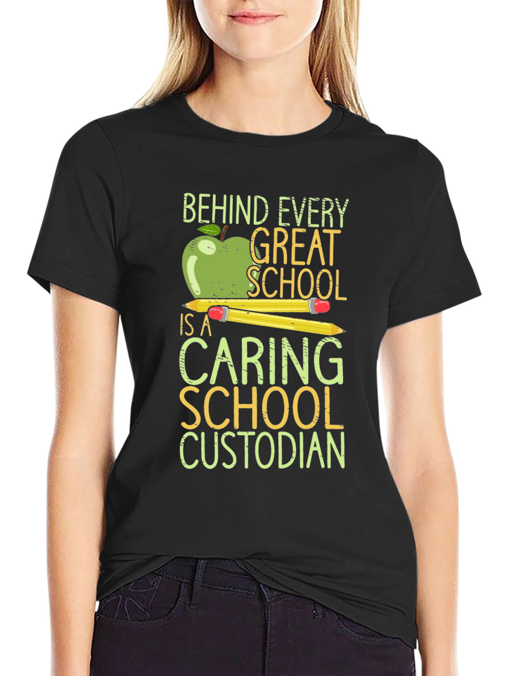 Caring School Custodian T-Shirt