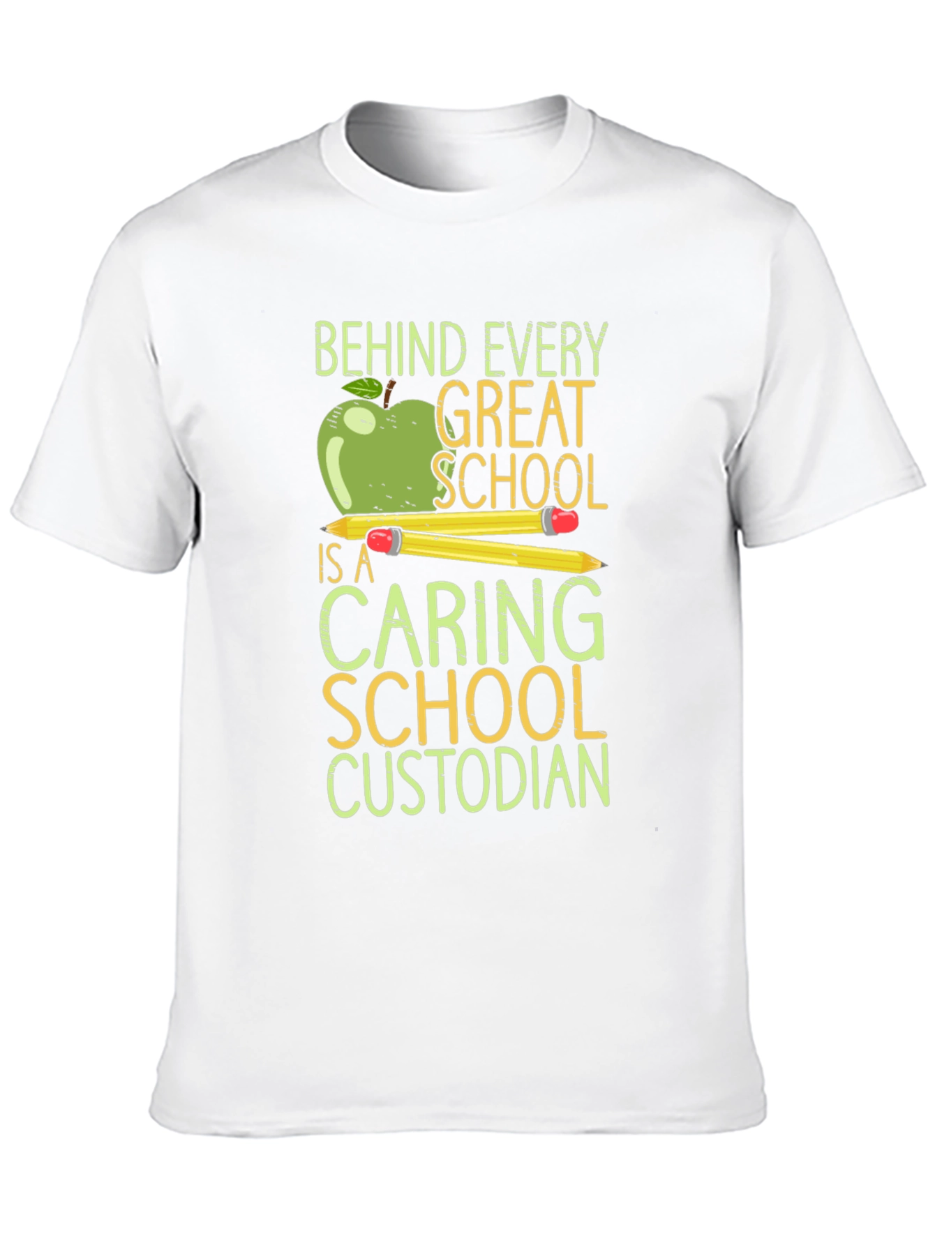 Caring School Custodian T-Shirt