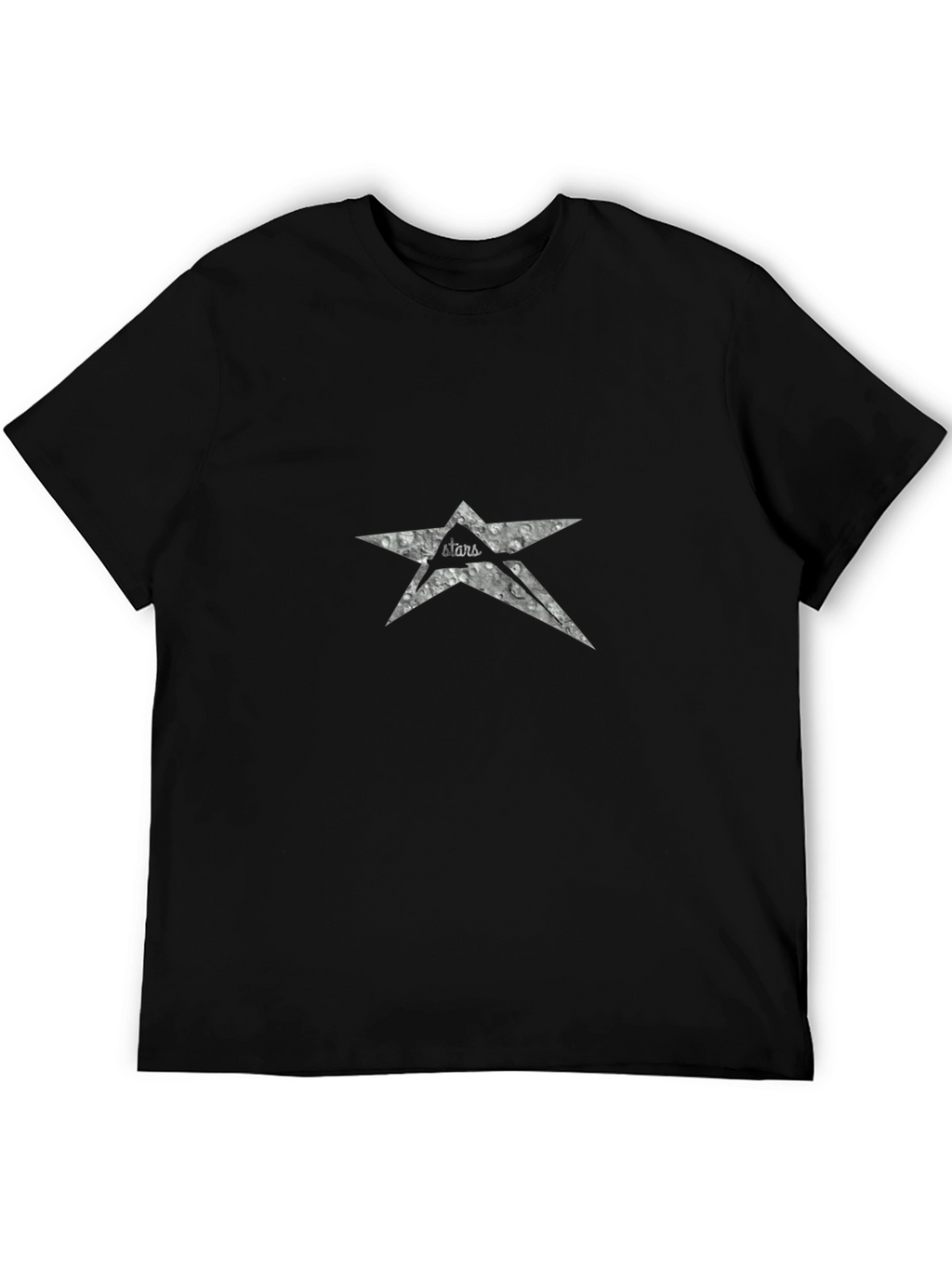 Stars Graphic Black T-Shirt