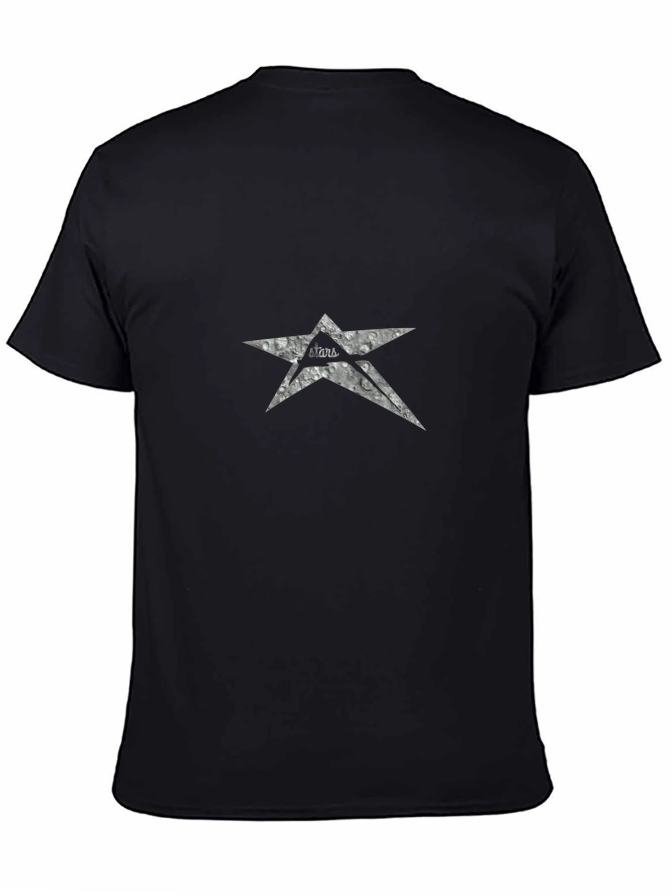Stars Graphic Black T-Shirt