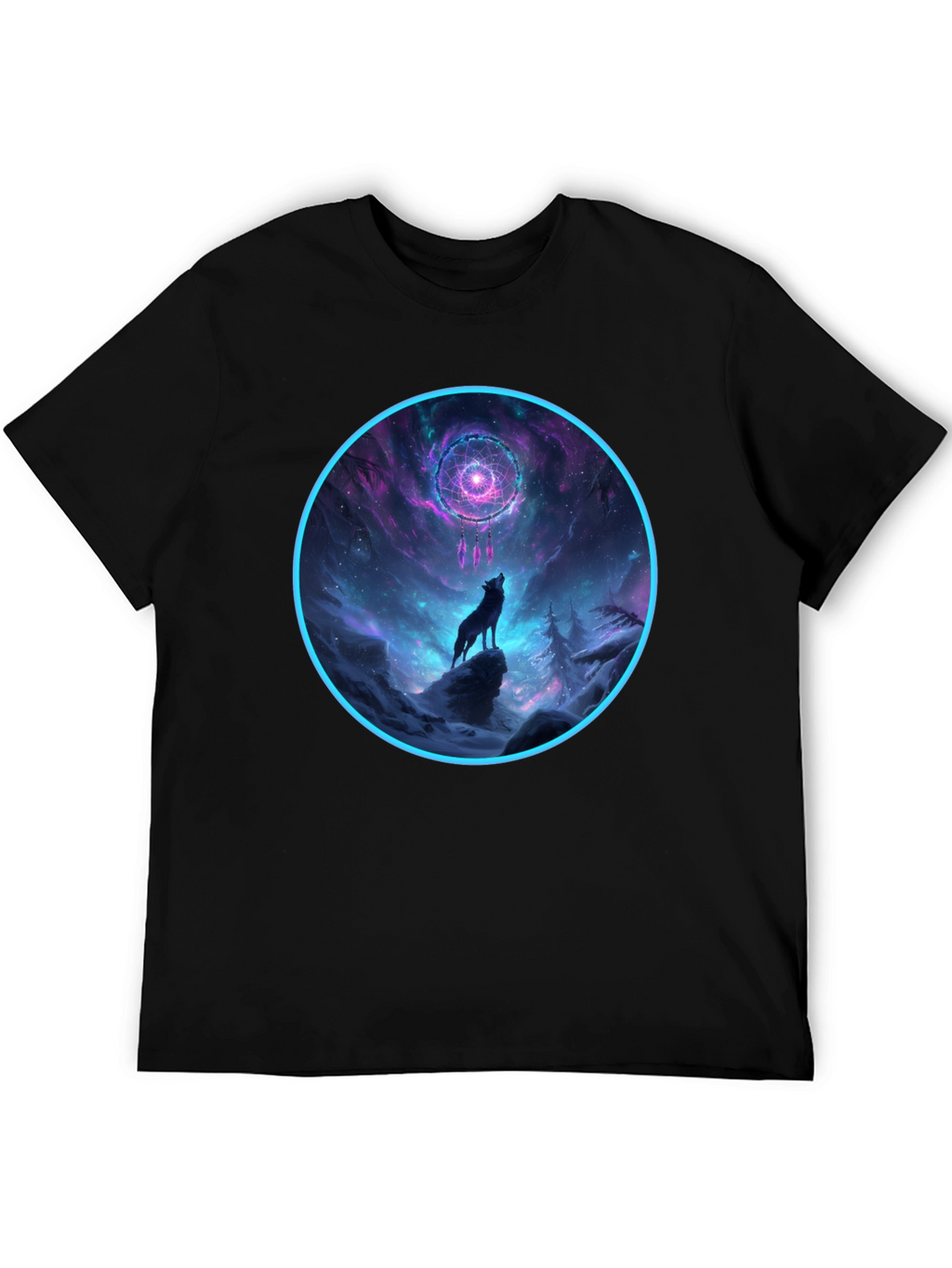 Wolf Dreamcatcher Graphic Tee