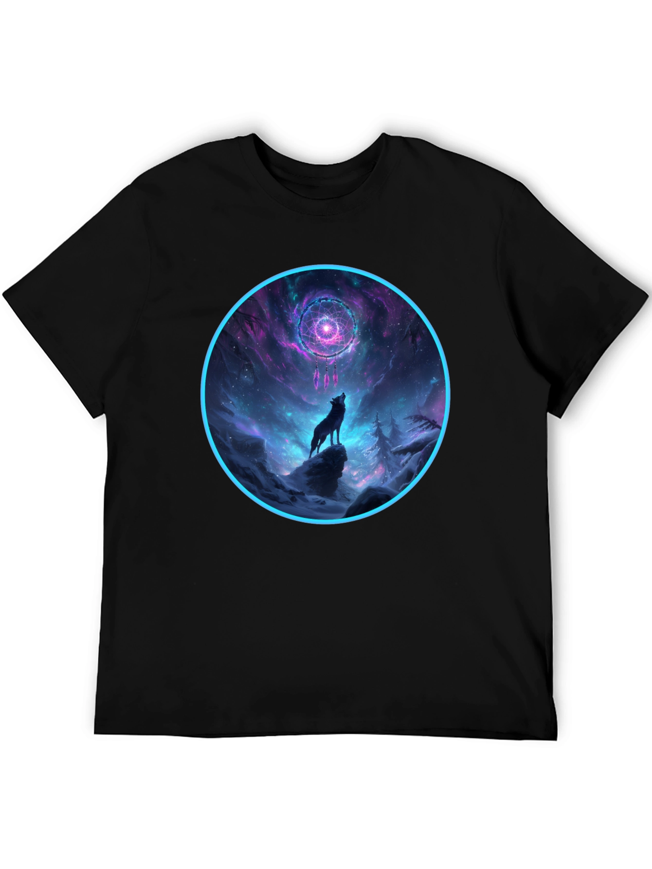 Wolf Dreamcatcher Graphic Tee