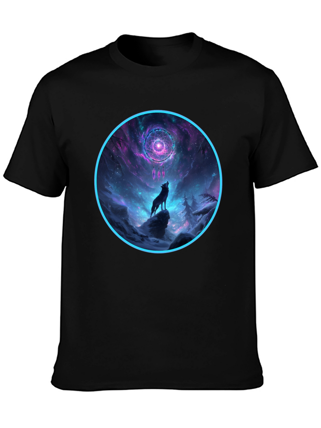 Wolf Dreamcatcher Graphic Tee
