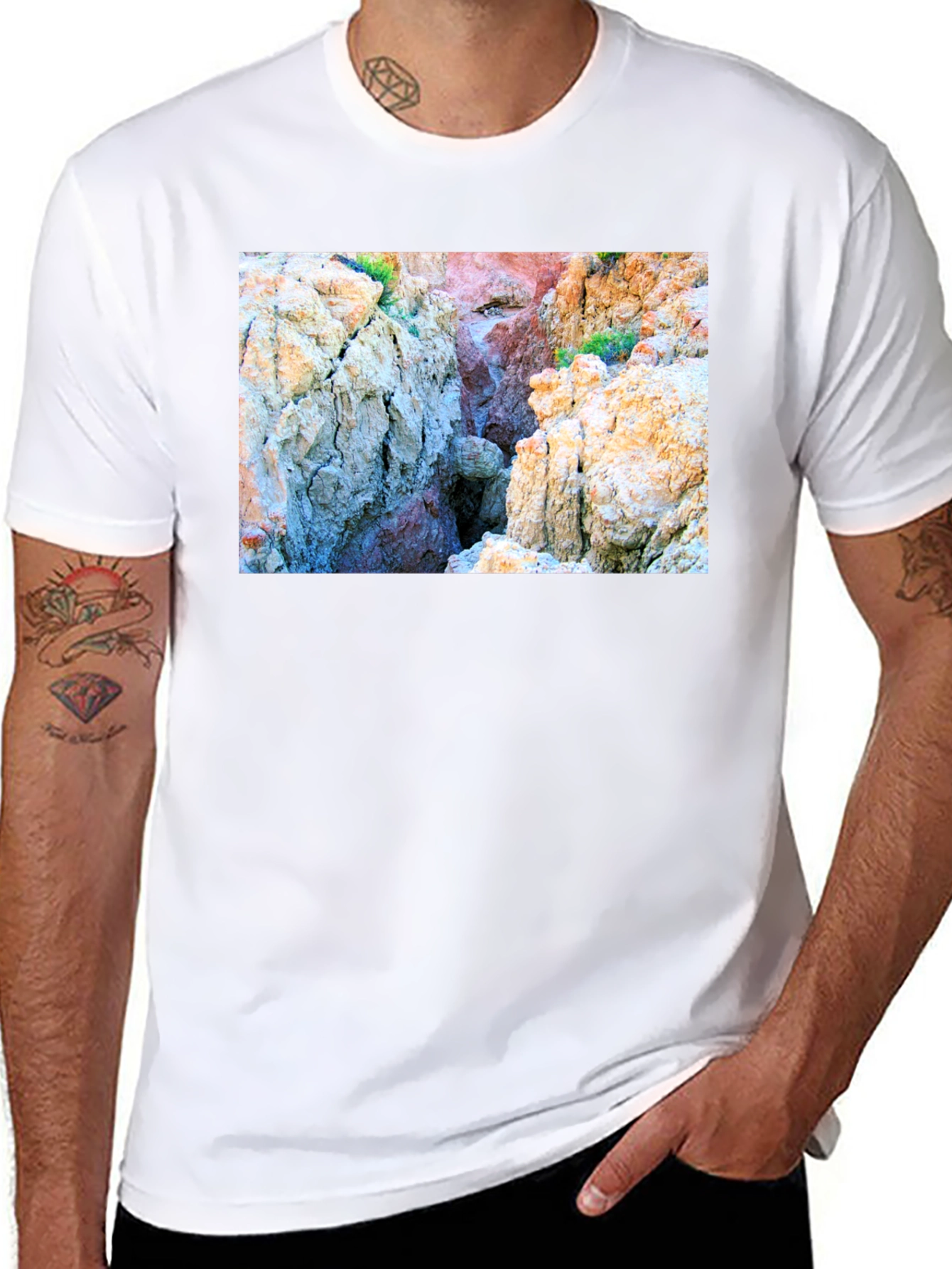 Canyon Graphic T-Shirt - Unique Nature Design