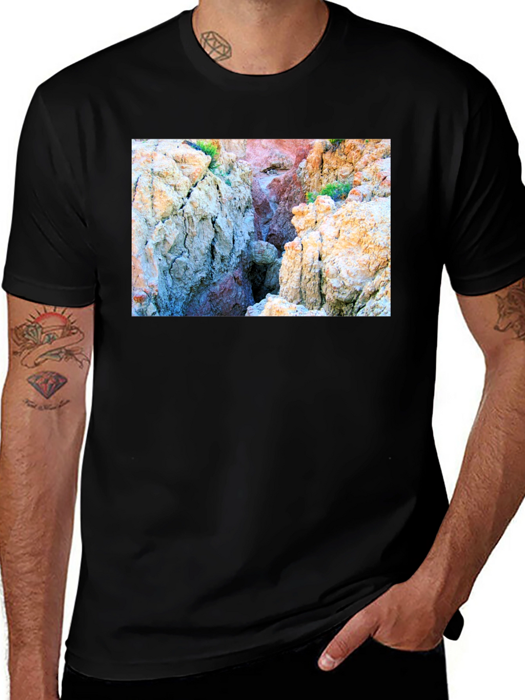 Canyon Graphic T-Shirt - Unique Nature Design