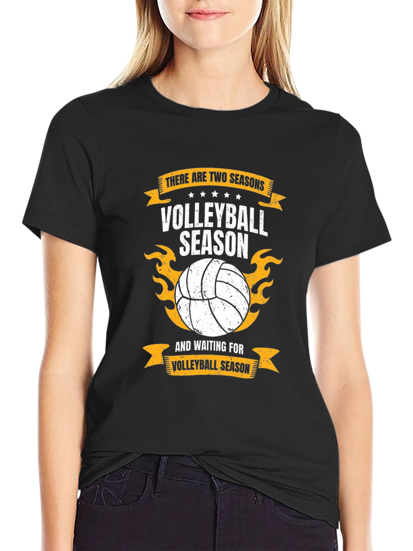 Volleyball Season Graphic Tee