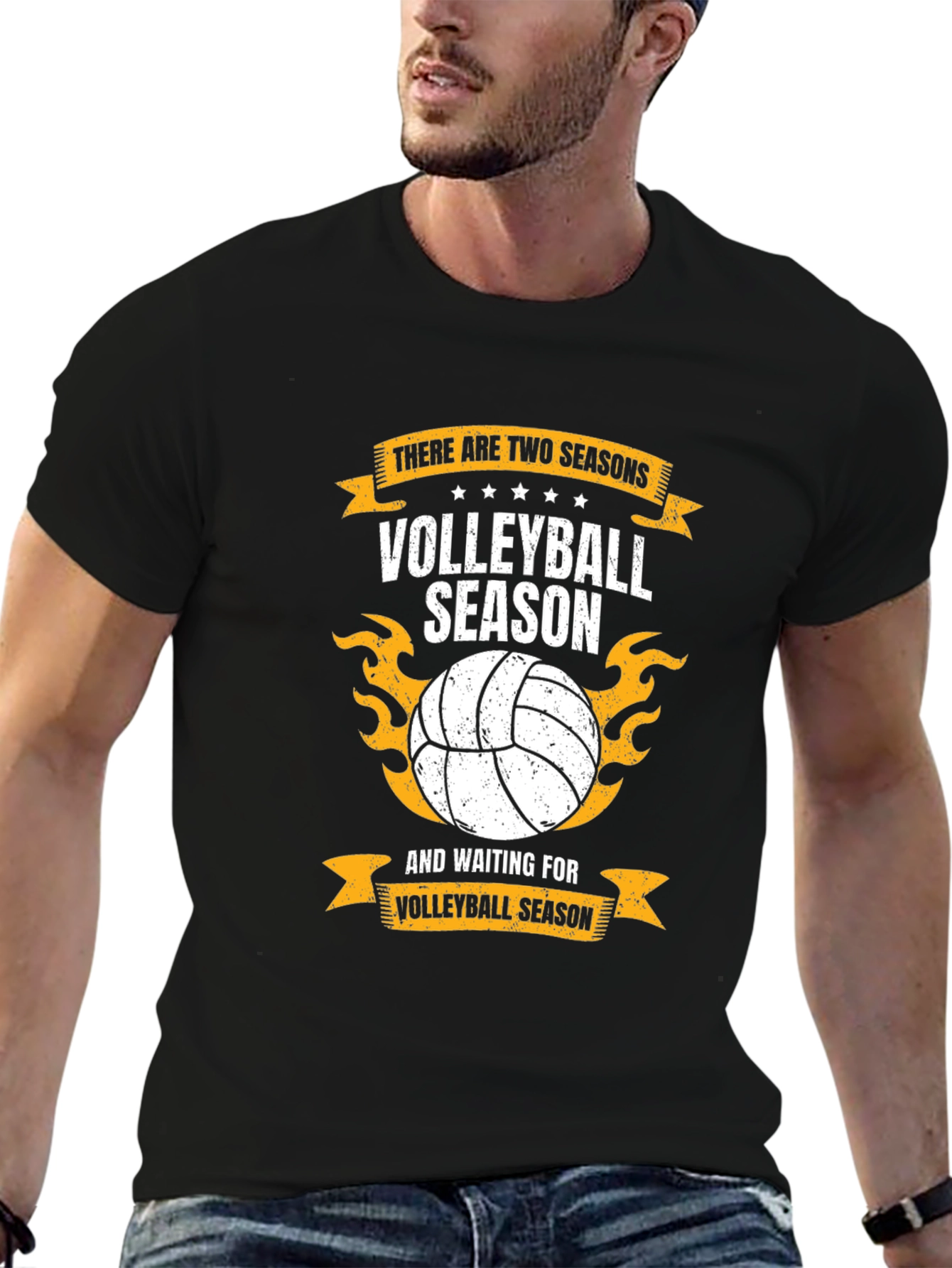 Volleyball Season Graphic Tee