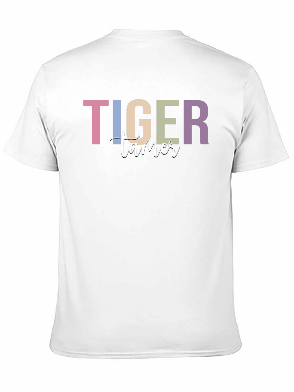 Tiger Tamer Graphic Print Black T-Shirt