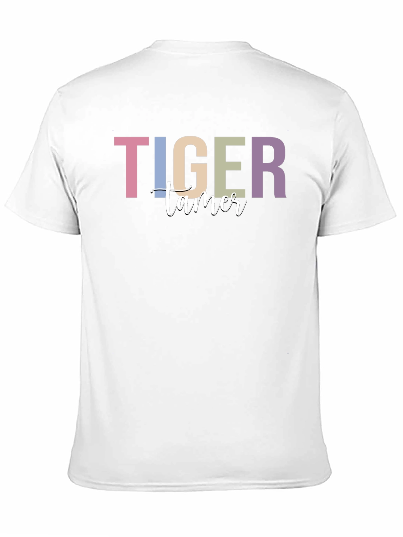 Tiger Tamer Graphic Print Black T-Shirt