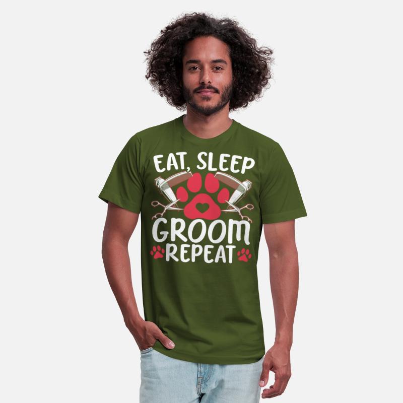 Eat Sleep Groom Repeat Pet Grooming Dog Groomer