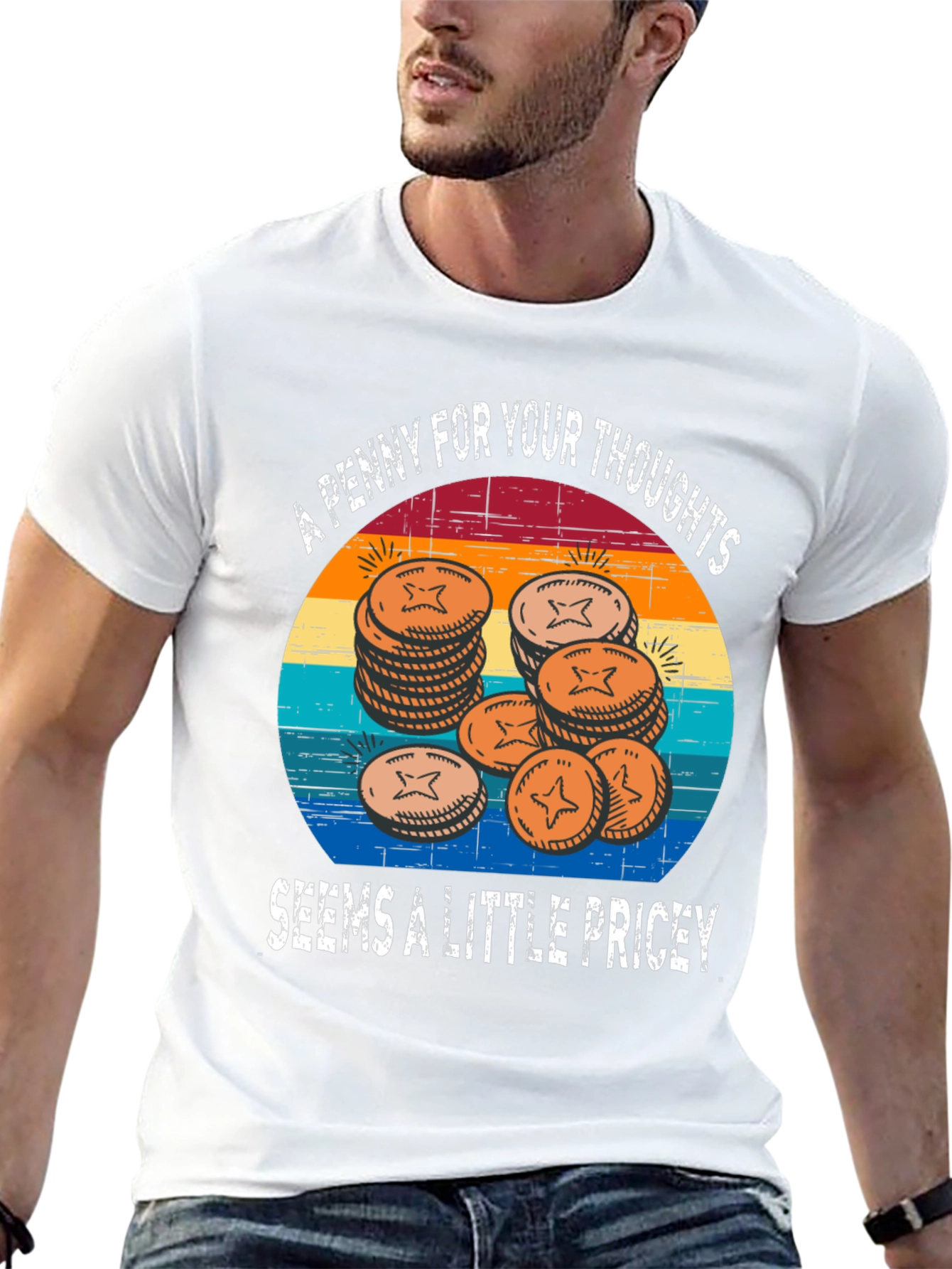A Penny For Your Thoughts Graphic Tee