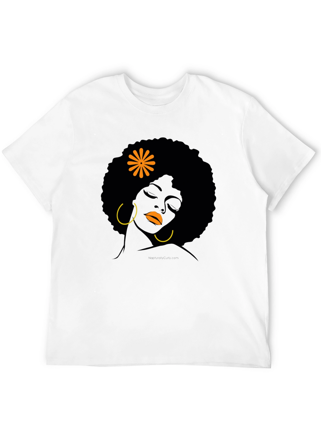 Black Girl Afro T-Shirt - Artistic Design