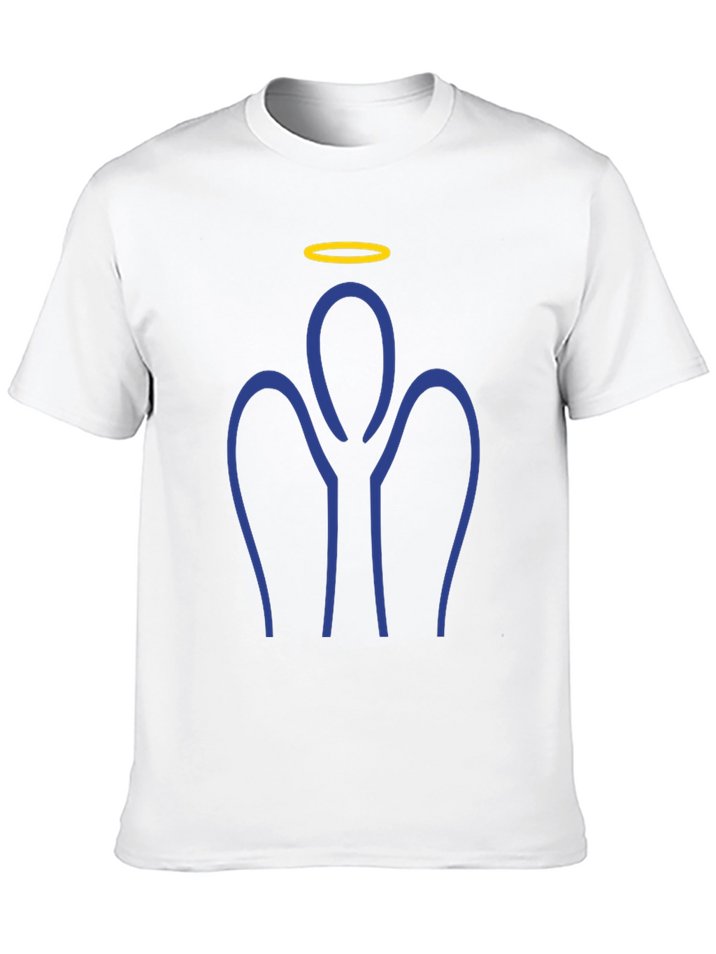 Angel Outline Graphic Tee - Stylish & Unique!