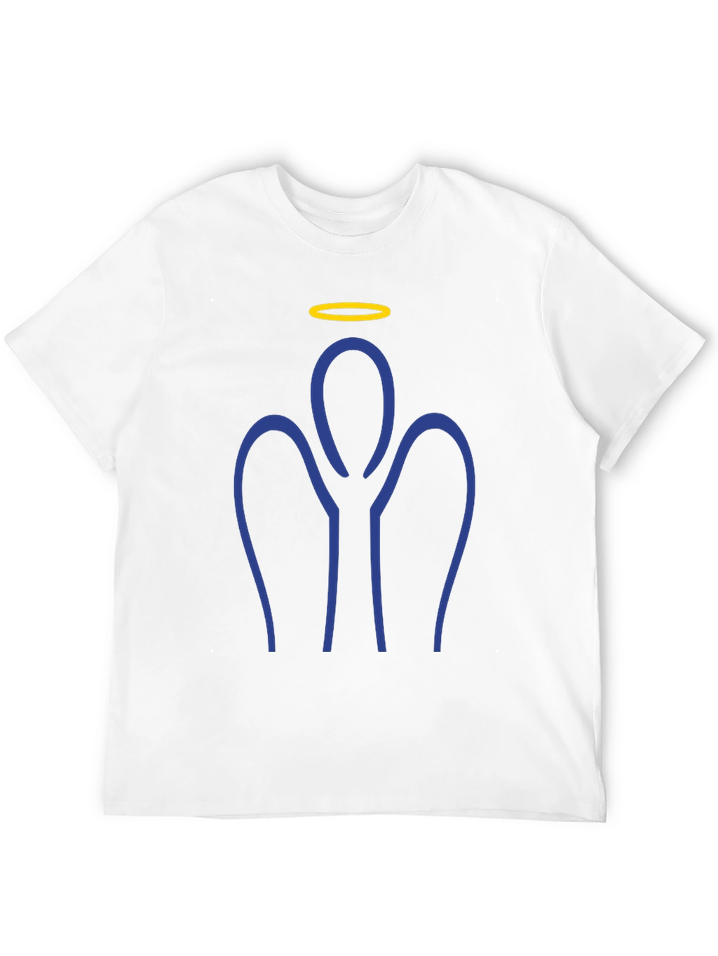 Angel Outline Graphic Tee - Stylish & Unique!
