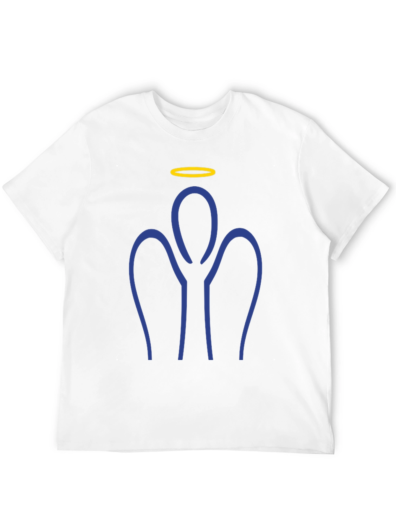 Angel Outline Graphic Tee - Stylish & Unique!
