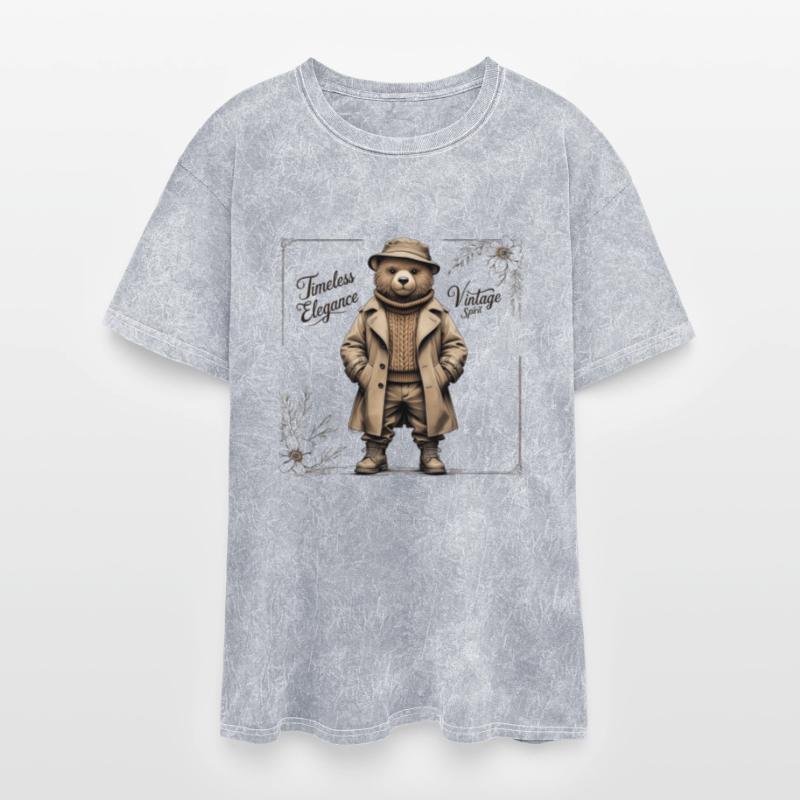 Elegant Vintage Bear with Classic Style