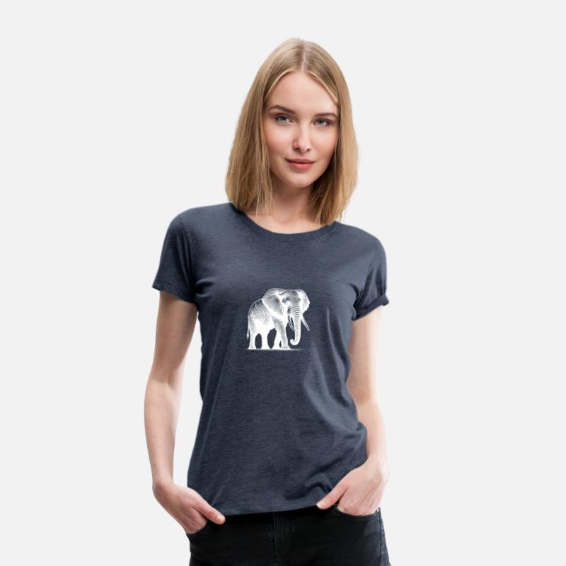 Elephant - Large Safari Trunked Animal With Tusks