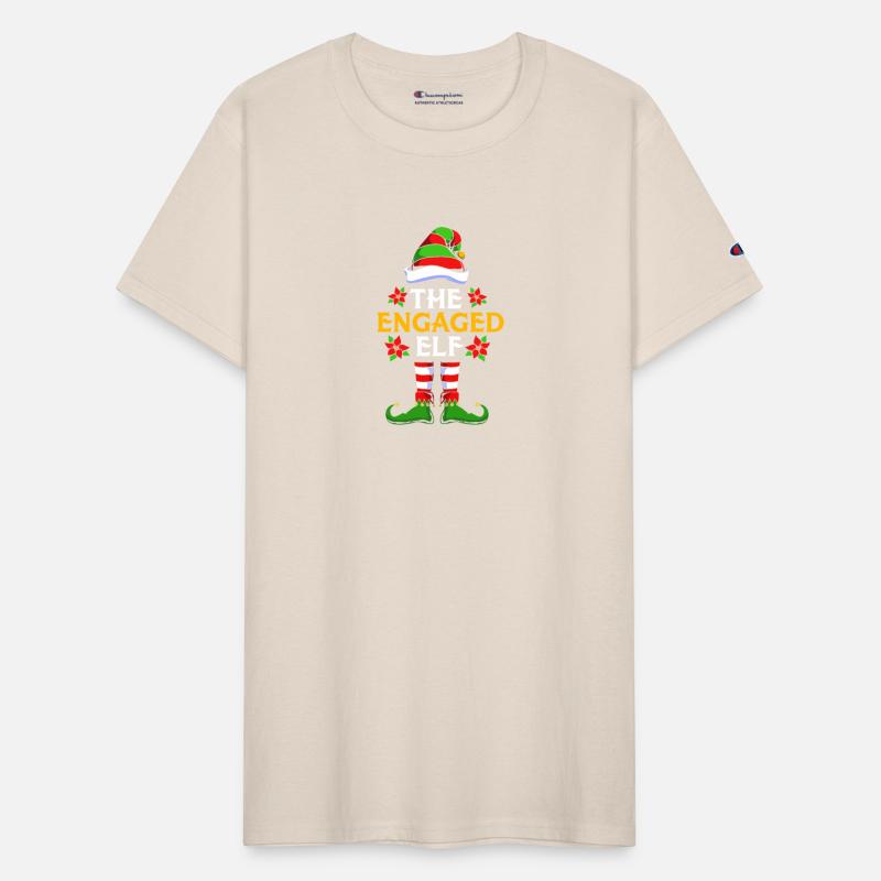 Elf Family Matching Christmas Office Engaged Elf