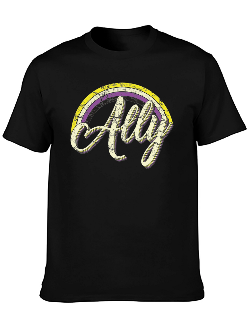 Ally Rainbow Graphic Tee