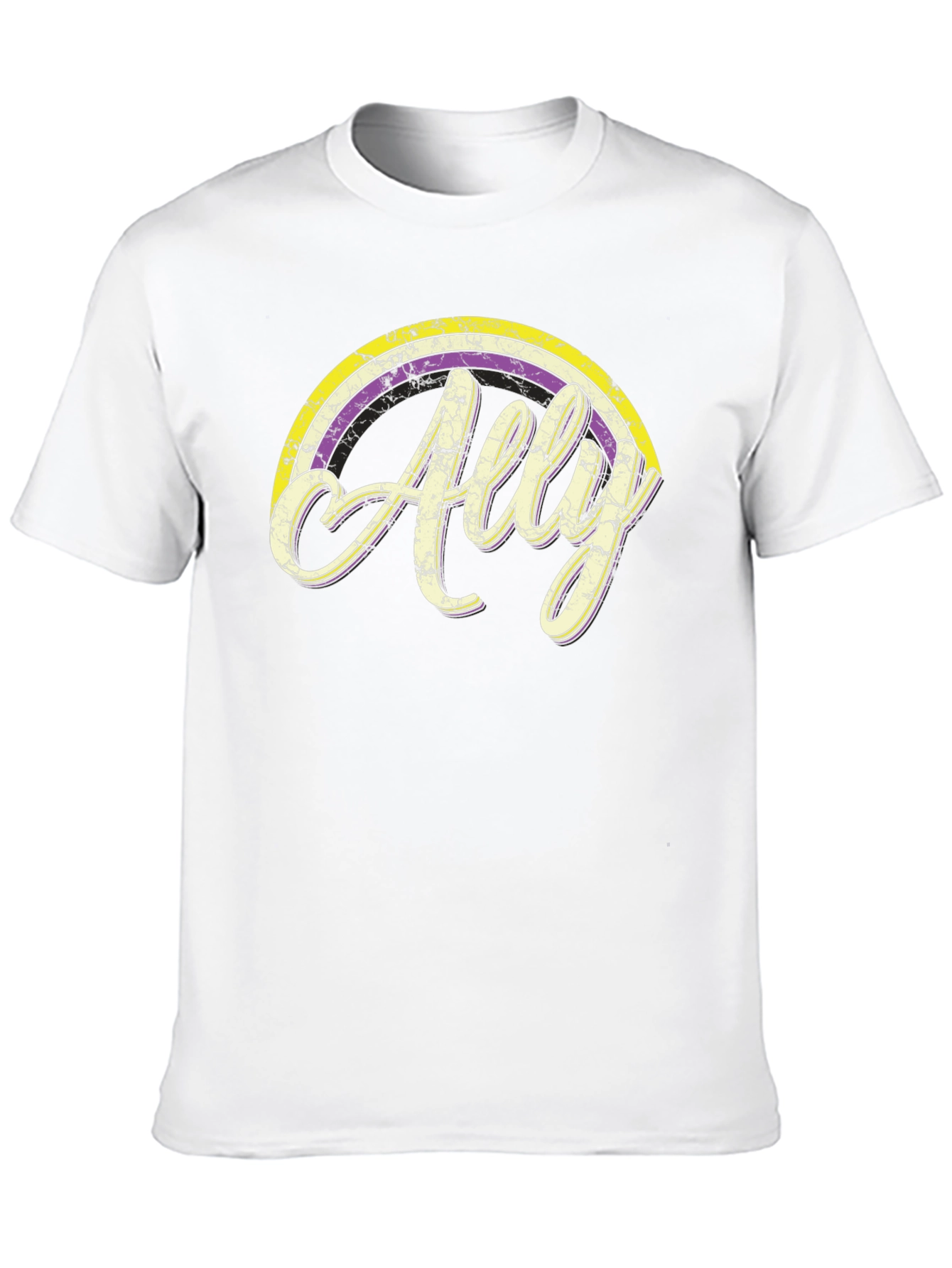 Ally Rainbow Graphic Tee