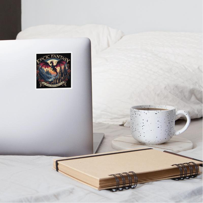 Epic Fantasy Dragon Castle Illustration