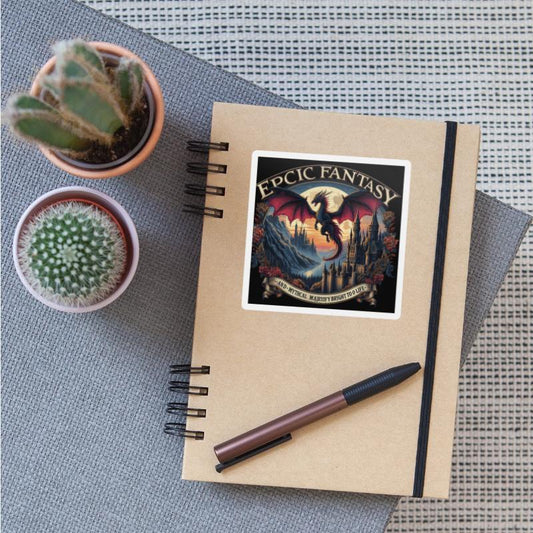 Epic Fantasy Dragon Castle Illustration