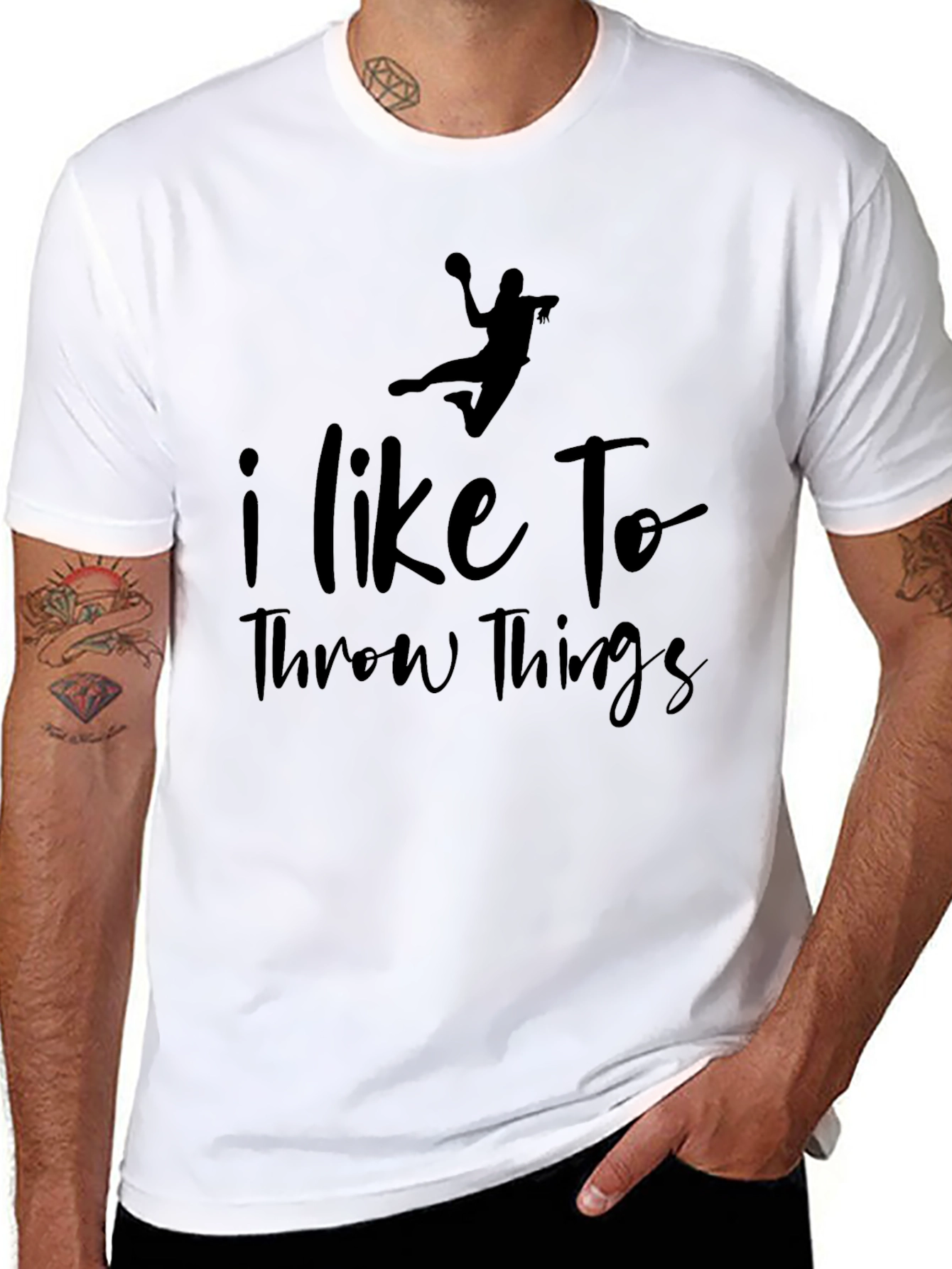I Like To Throw Things - Funny T-Shirt