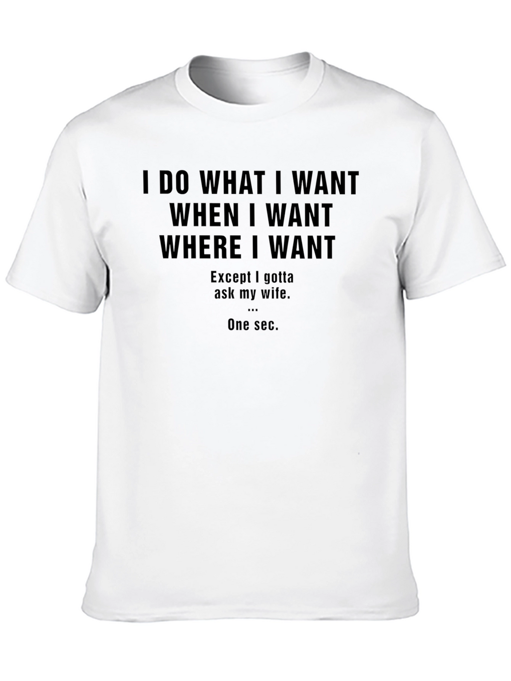 Funny I Do What I Want Graphic T-Shirt