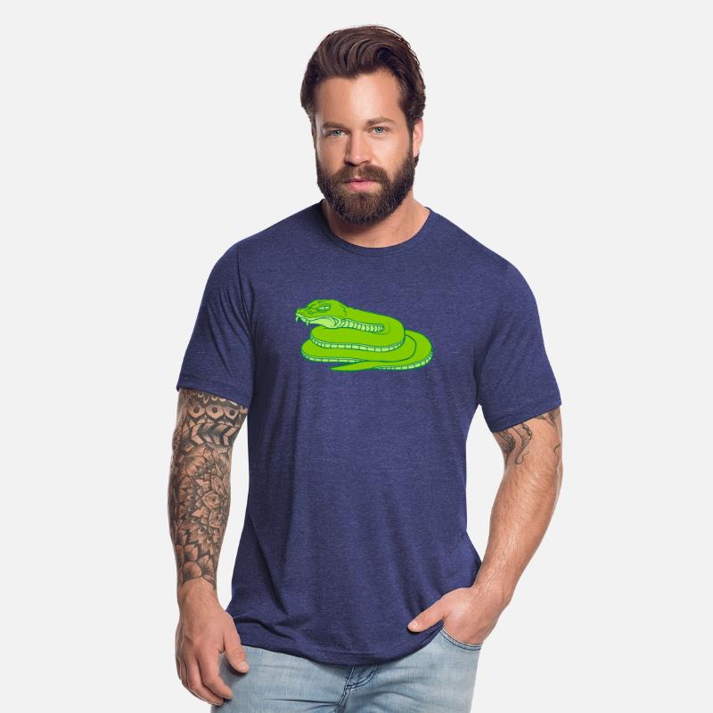 Evil dangerous snake