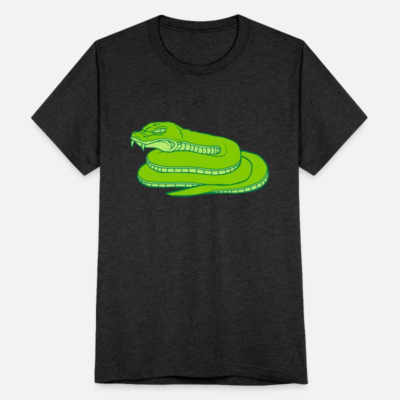 Evil dangerous snake