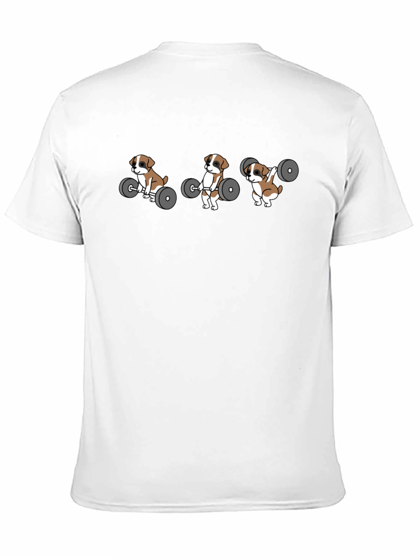 Weightlifting Puppy T-Shirt - Black