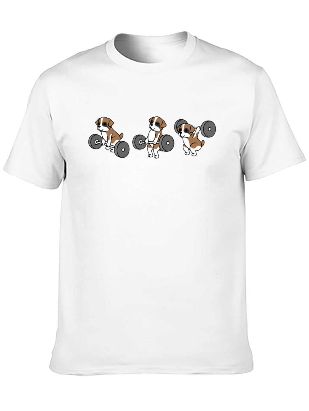 Weightlifting Puppy T-Shirt - Black