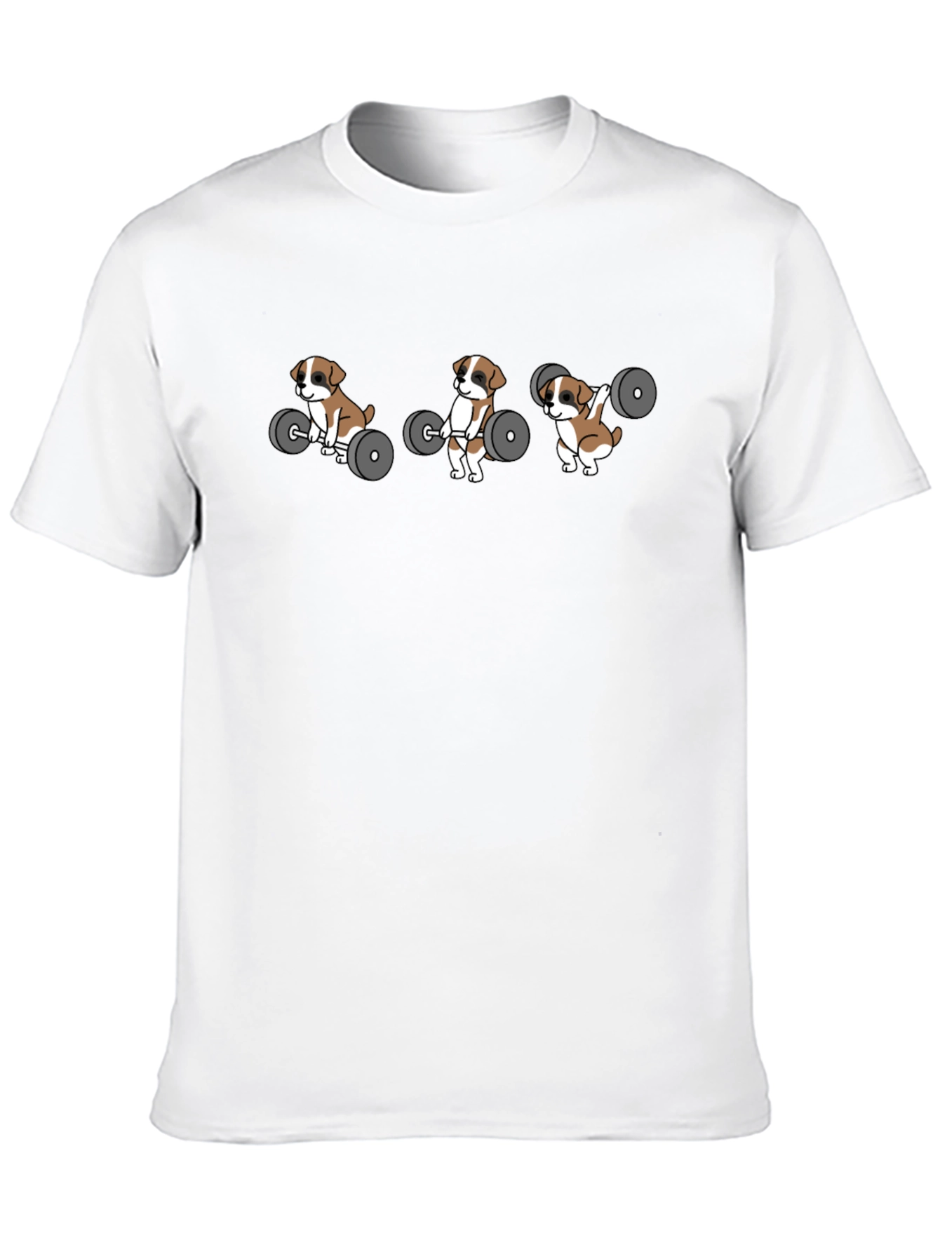 Weightlifting Puppy T-Shirt - Black