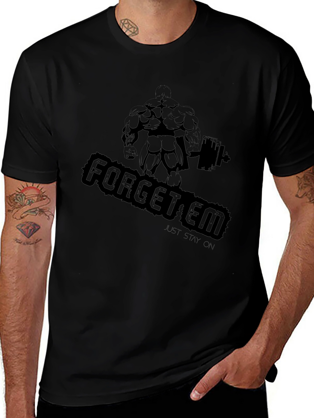 Forget Em Gym Black T-Shirt