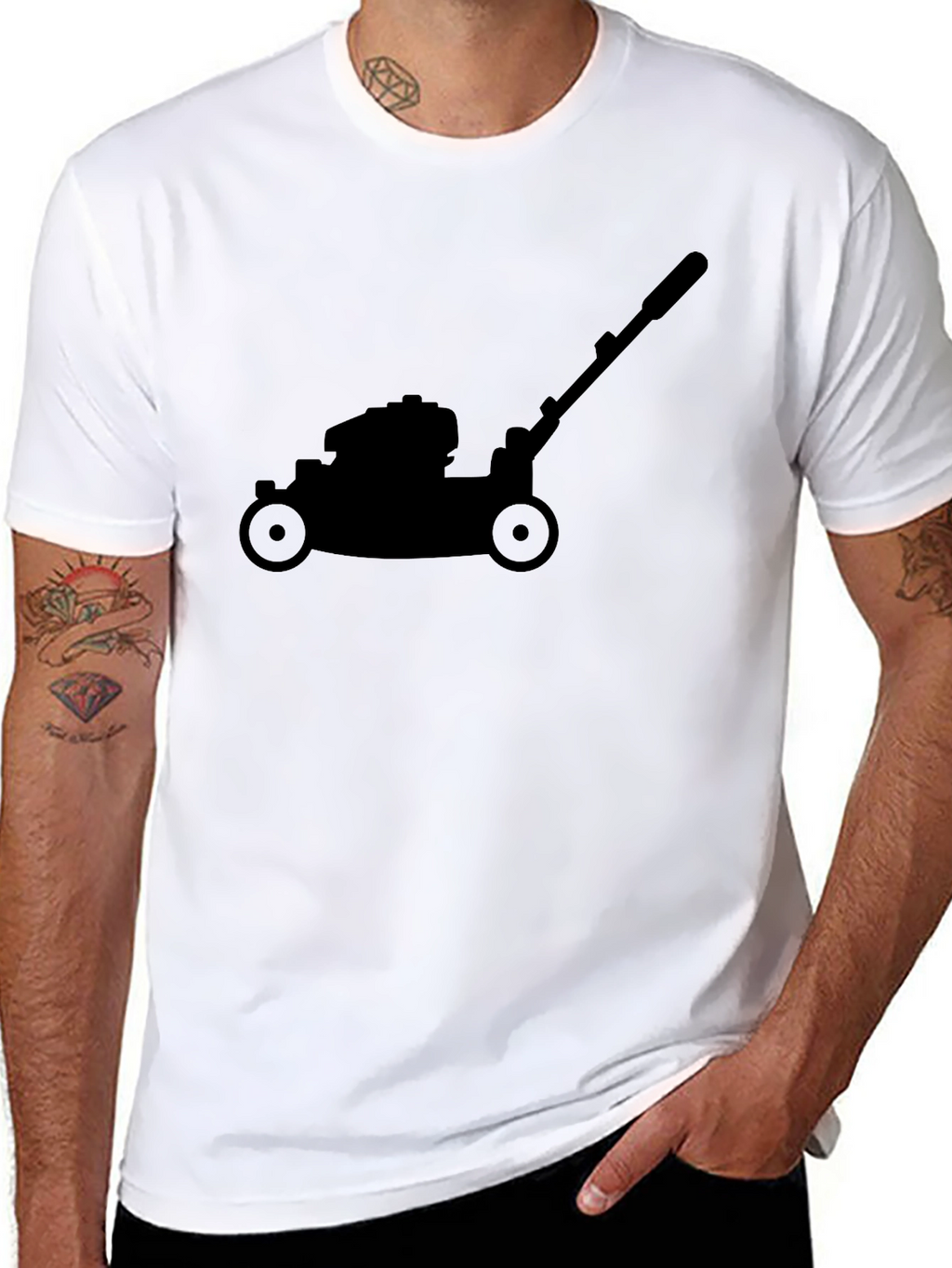Lawn Mower Graphic Tee - Yardwork in Style