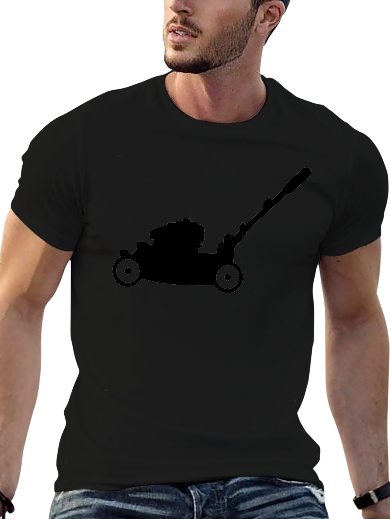 Lawn Mower Graphic Tee - Yardwork in Style