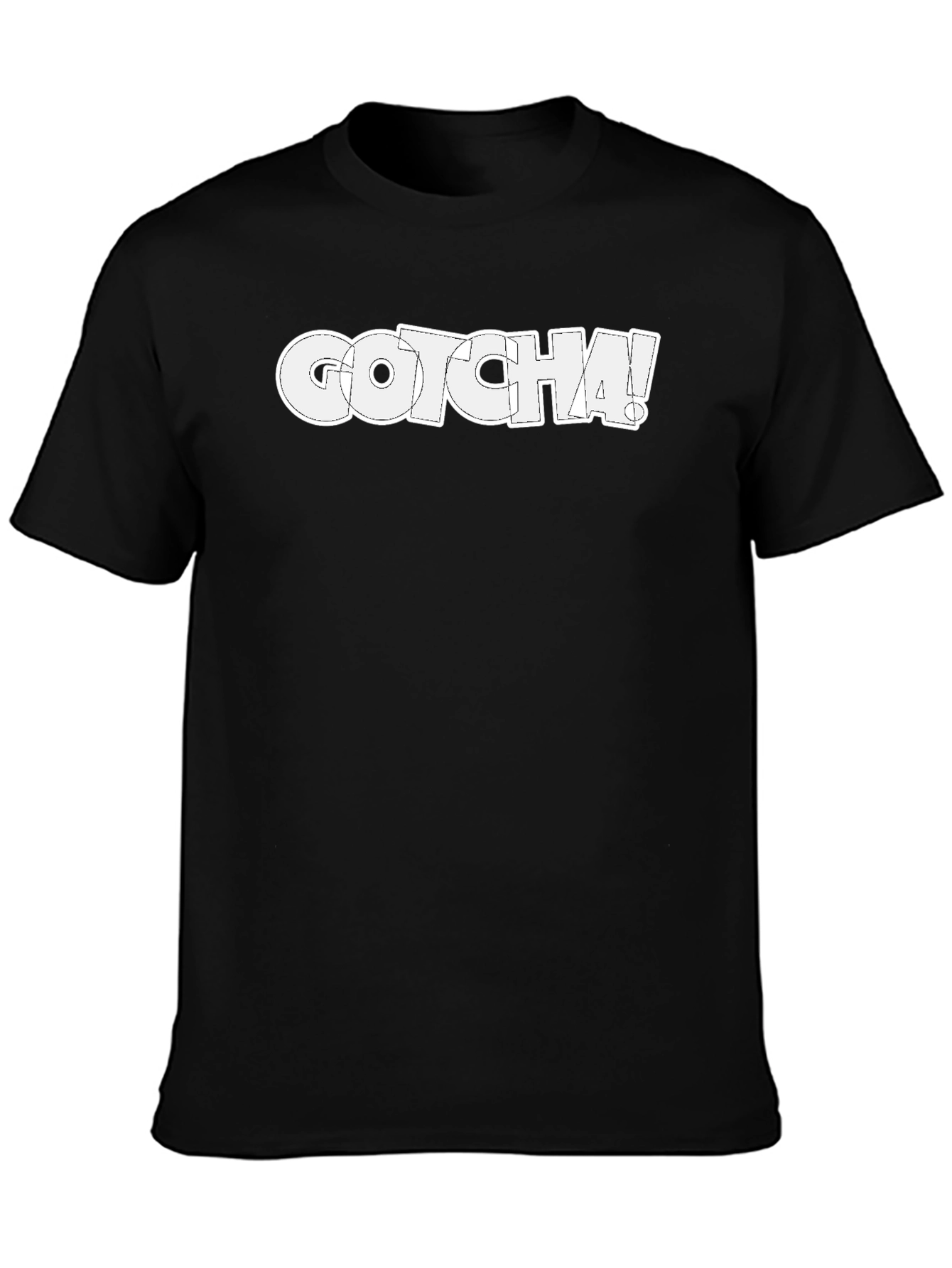 Gotcha! Graphic Print Crew Neck T-Shirt
