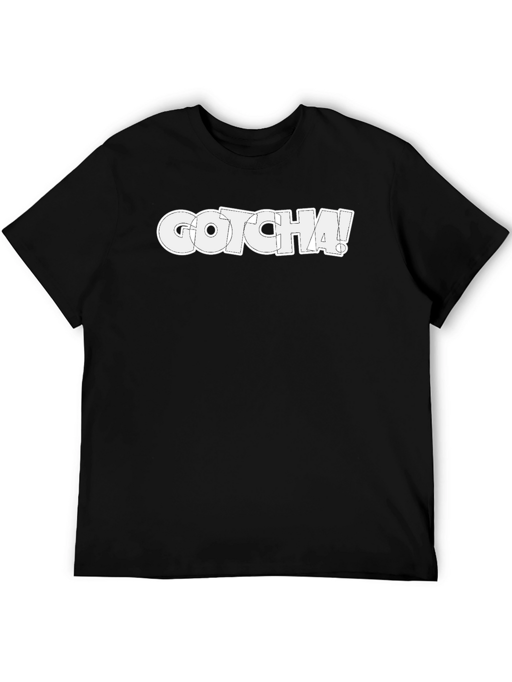 Gotcha! Graphic Print Crew Neck T-Shirt
