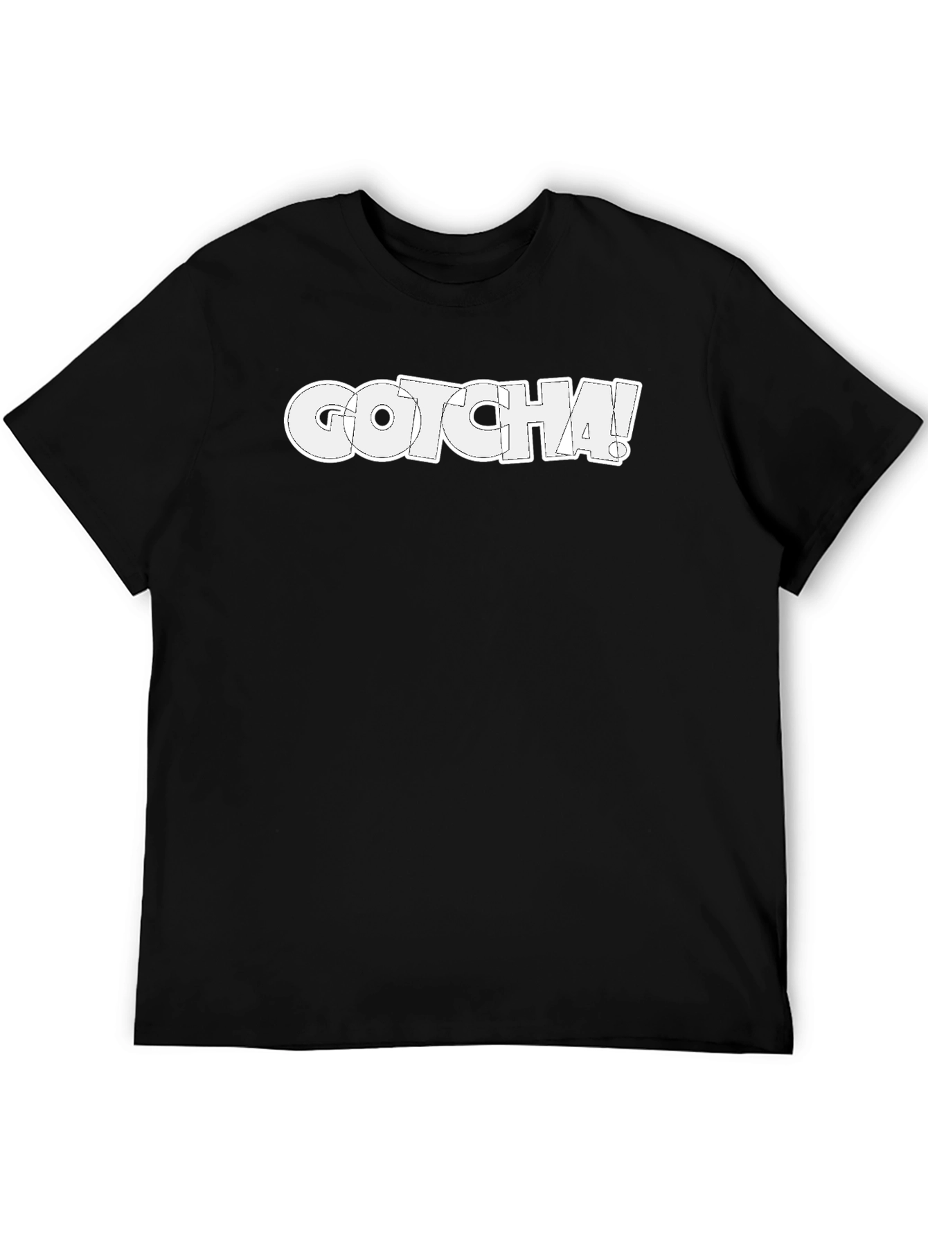 Gotcha! Graphic Print Crew Neck T-Shirt