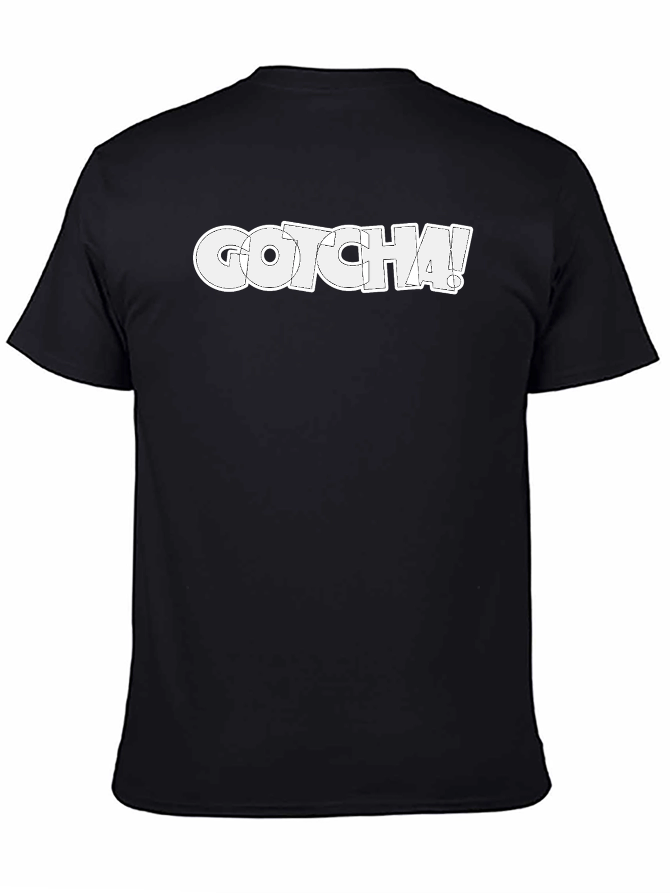 Gotcha! Graphic Print Crew Neck T-Shirt