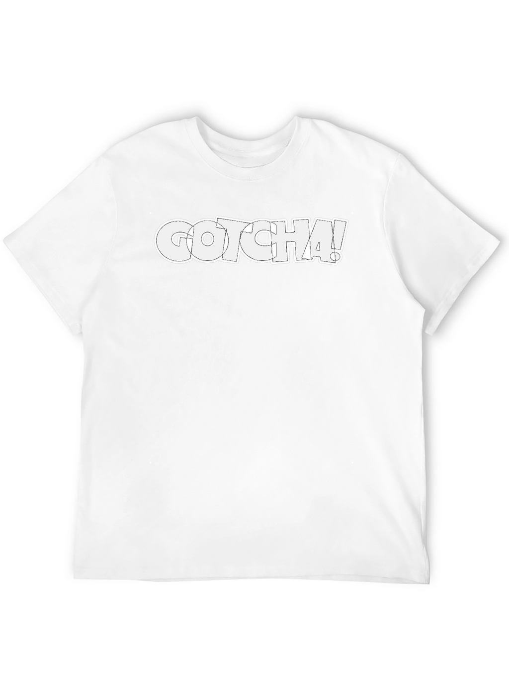 Gotcha! Graphic Print Crew Neck T-Shirt