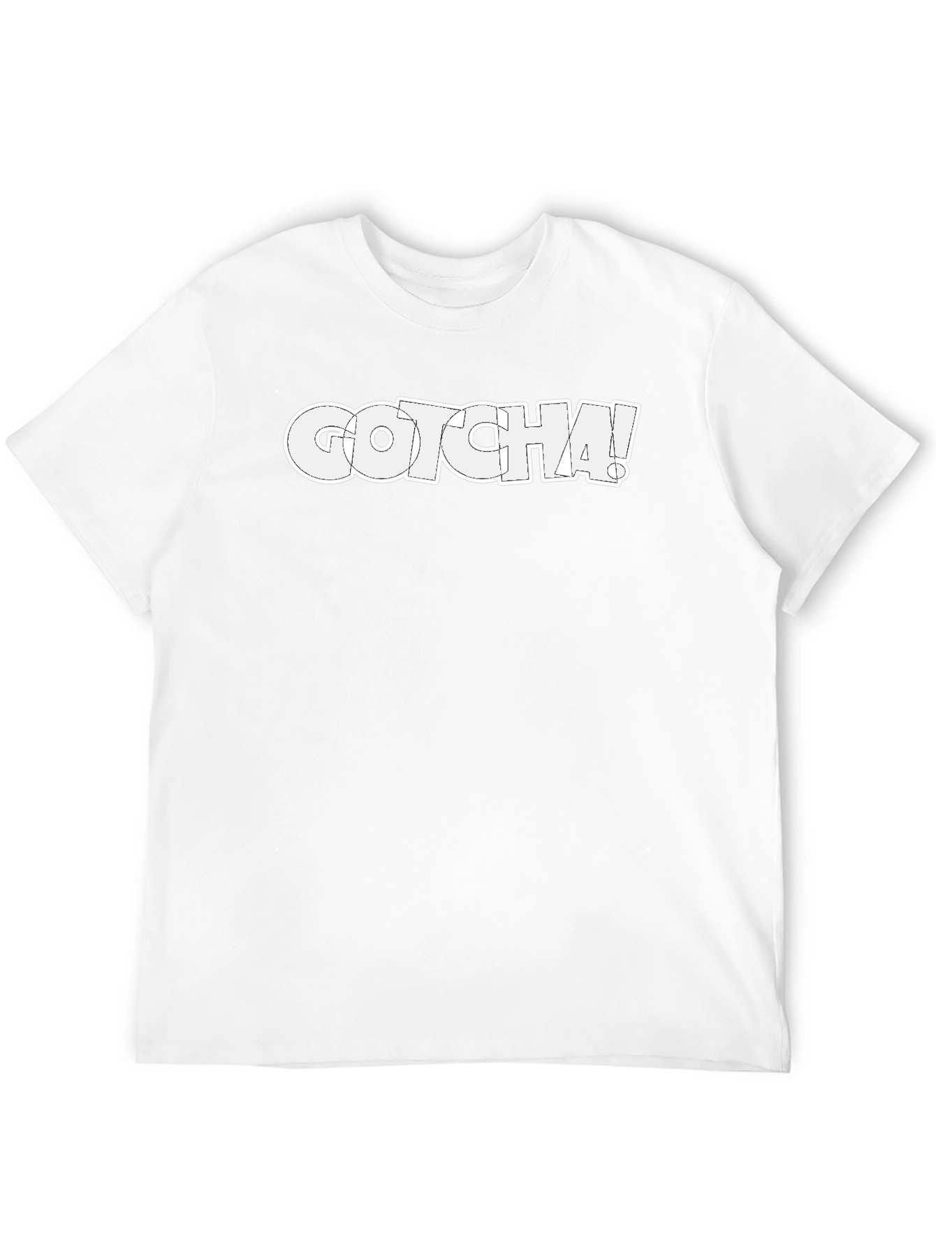 Gotcha! Graphic Print Crew Neck T-Shirt